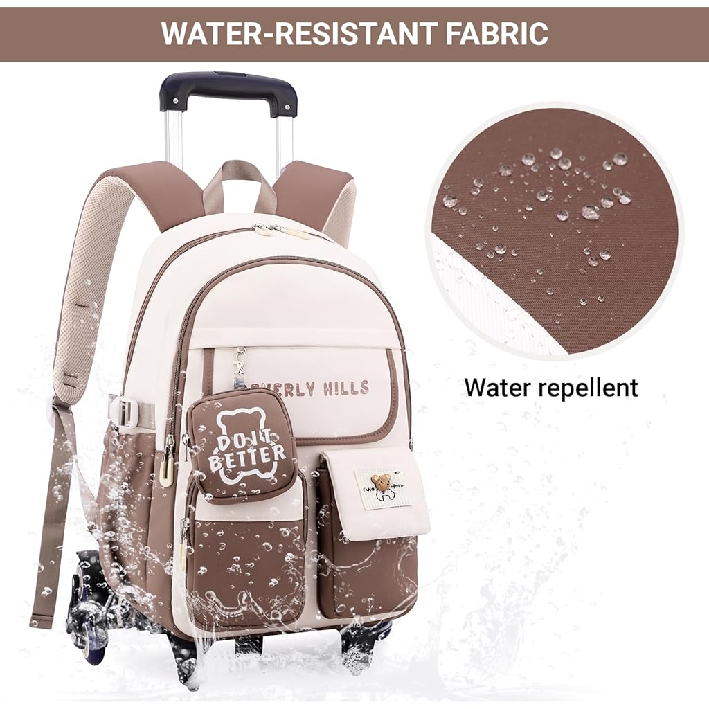 PALAY® School Backpack for Girls with Wheels Children's Backpacks Primary School Bags Lightweight Waterproof Backpack for Girls PALAY® School Backpack for Girls with Wheels Children's Backpacks Primary School Bags Lightweight Waterproof Backpack for Girls